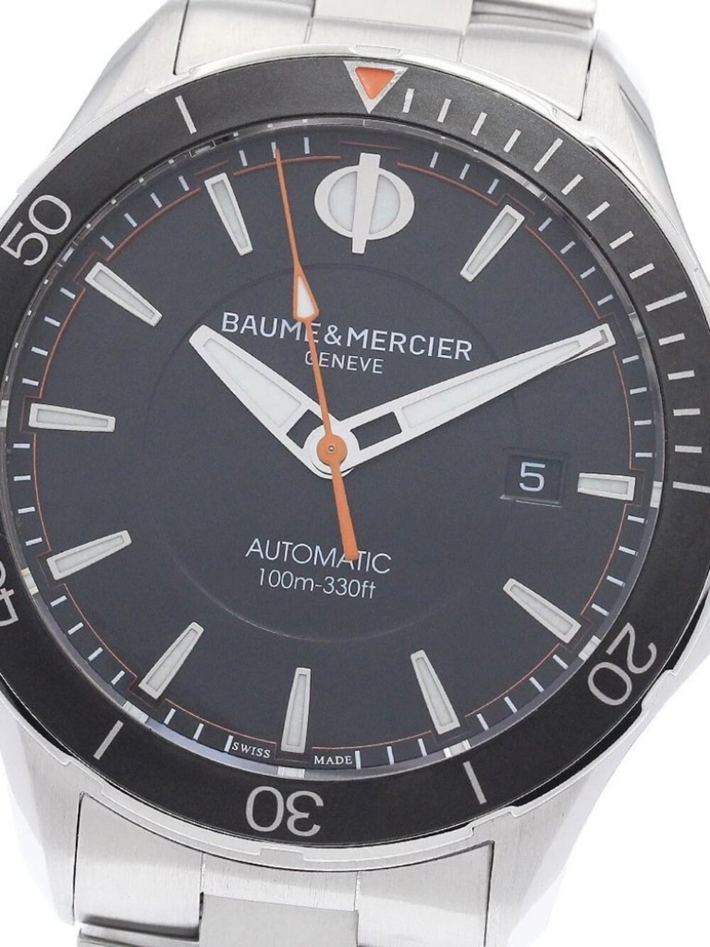Baume & Mercier Clifton Club MOA10340 Date black Dial Automatic Men's_948053